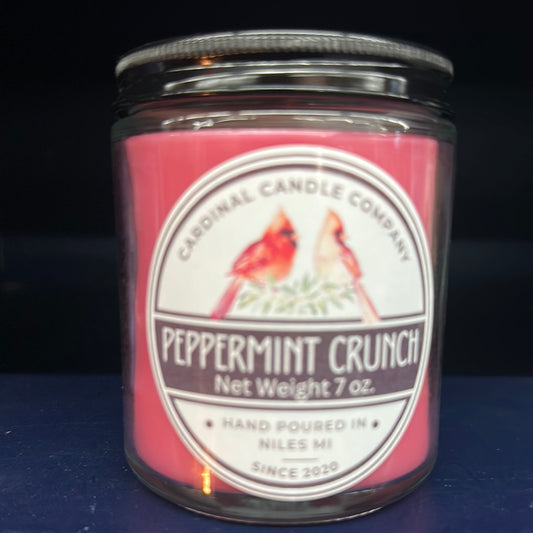 Peppermint Crunch 7 oz candle